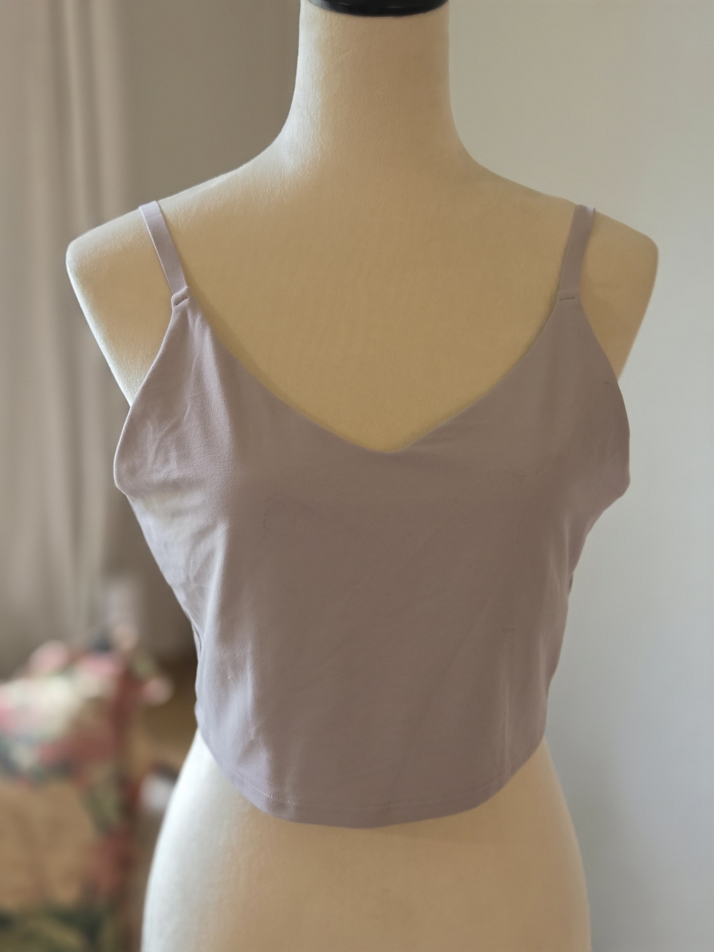 Athleta Lavender V-Neck Camisole Tank